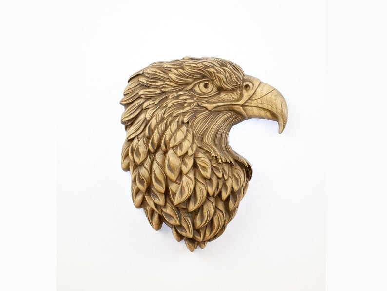 Symbolic American Eagle Wooden Wall Art