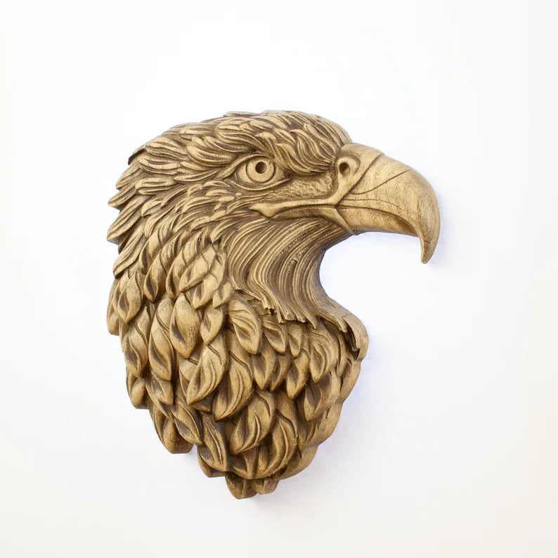 Symbolic American Eagle Wooden Wall Art