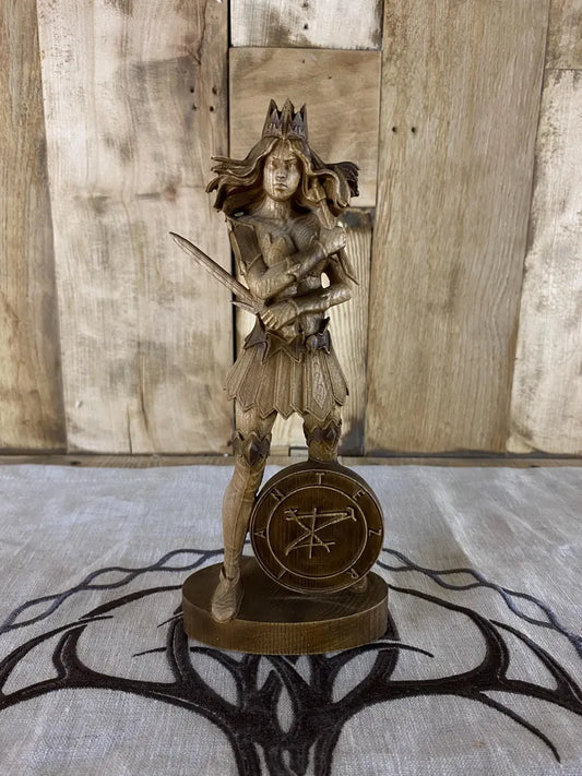Tezrian Tezrian statue Tezrian demon Black magic Magic Demon Demon statue Demon attunement Home decor Wood statue Wood carving Decor