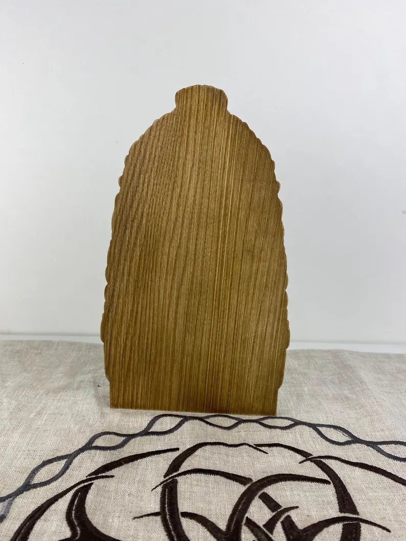 Gullveig Wooden Statue | Norse Goddess of Gold & Seiðr | Viking Mythology Decor | Sacred Pagan Sculpture