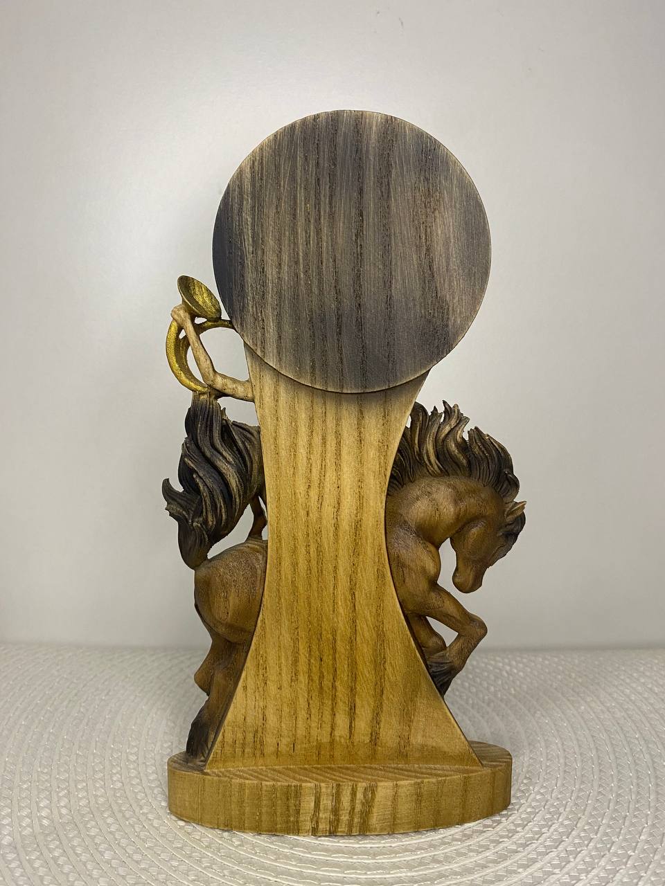 King Beleth Wooden Statue | Gothic Demon Sculpture | Occult Art Decor | Mythological Wooden Figure