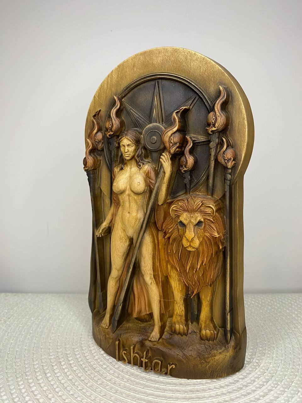 Ishtar Inanna Statue – Mesopotamian Goddess of Love and War