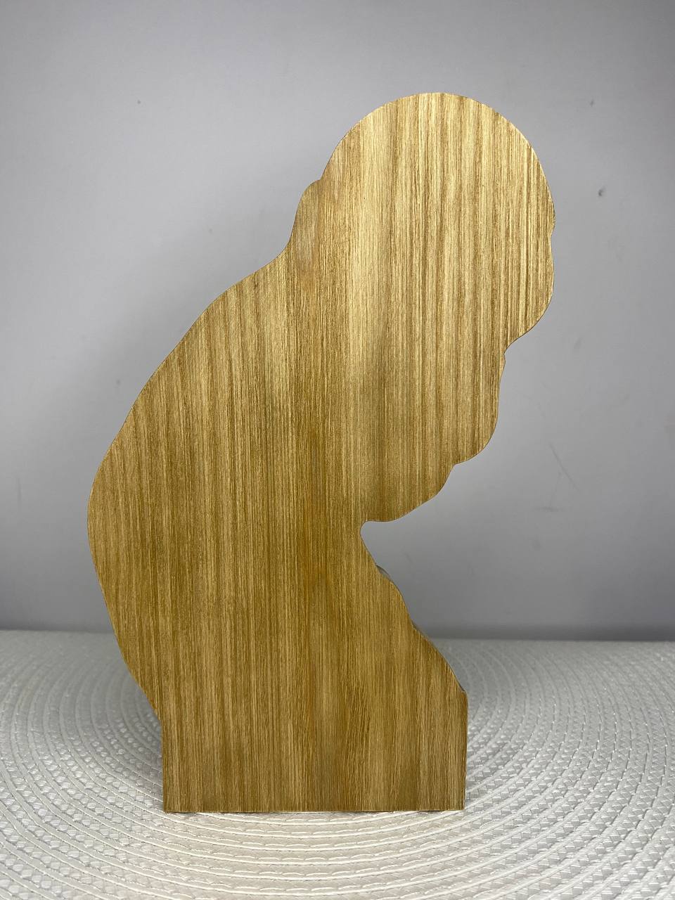 Vestri Norse Dwarf Figurine | Hand-Carved Wooden Statue, Nordic Gnome