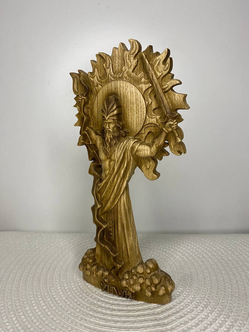Yahweh Monotheism Goddess Statue Goddess Altar DivineLight Spirituality Mythology JewishTradition SacredArt WoodCarving DivineEnergy Gift
