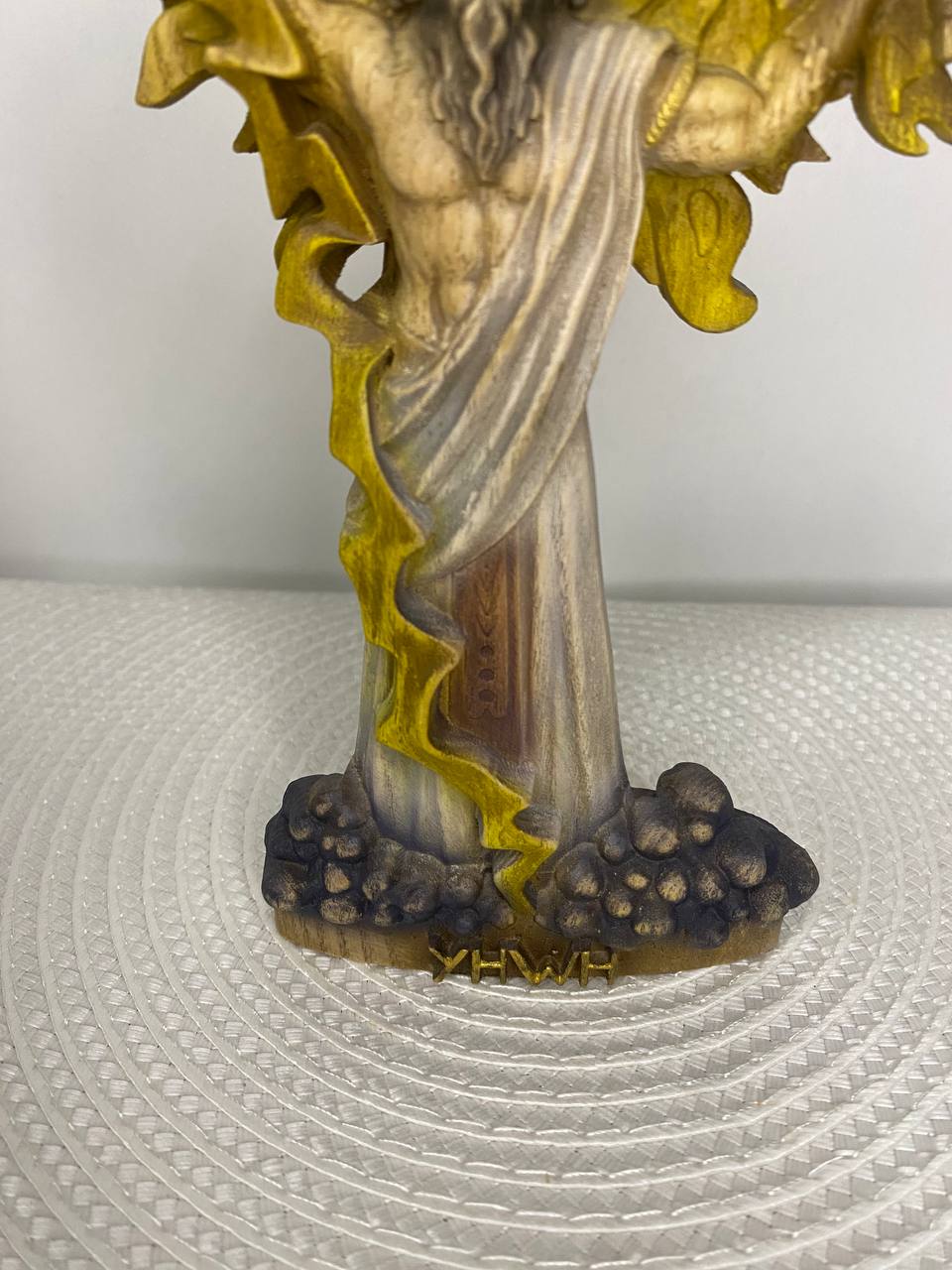 Yahweh Monotheism Goddess Statue Goddess Altar DivineLight Spirituality Mythology JewishTradition SacredArt WoodCarving DivineEnergy Gift
