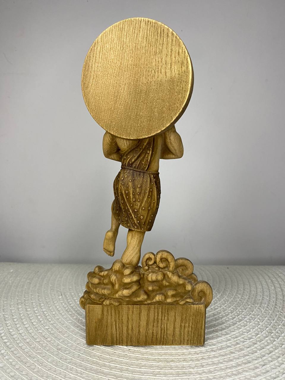 Morpheus Wooden Statue – Greek God of Dreams, Mythology Sculpture & Sleep Symbol