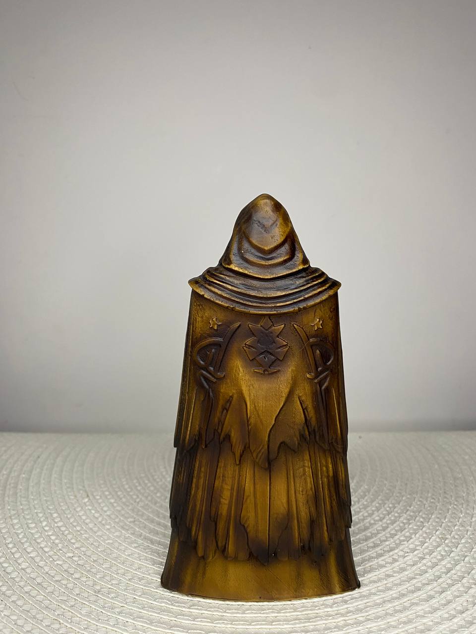 Chernobog Wooden Statue — Slavic God of Darkness, Fate & Balance