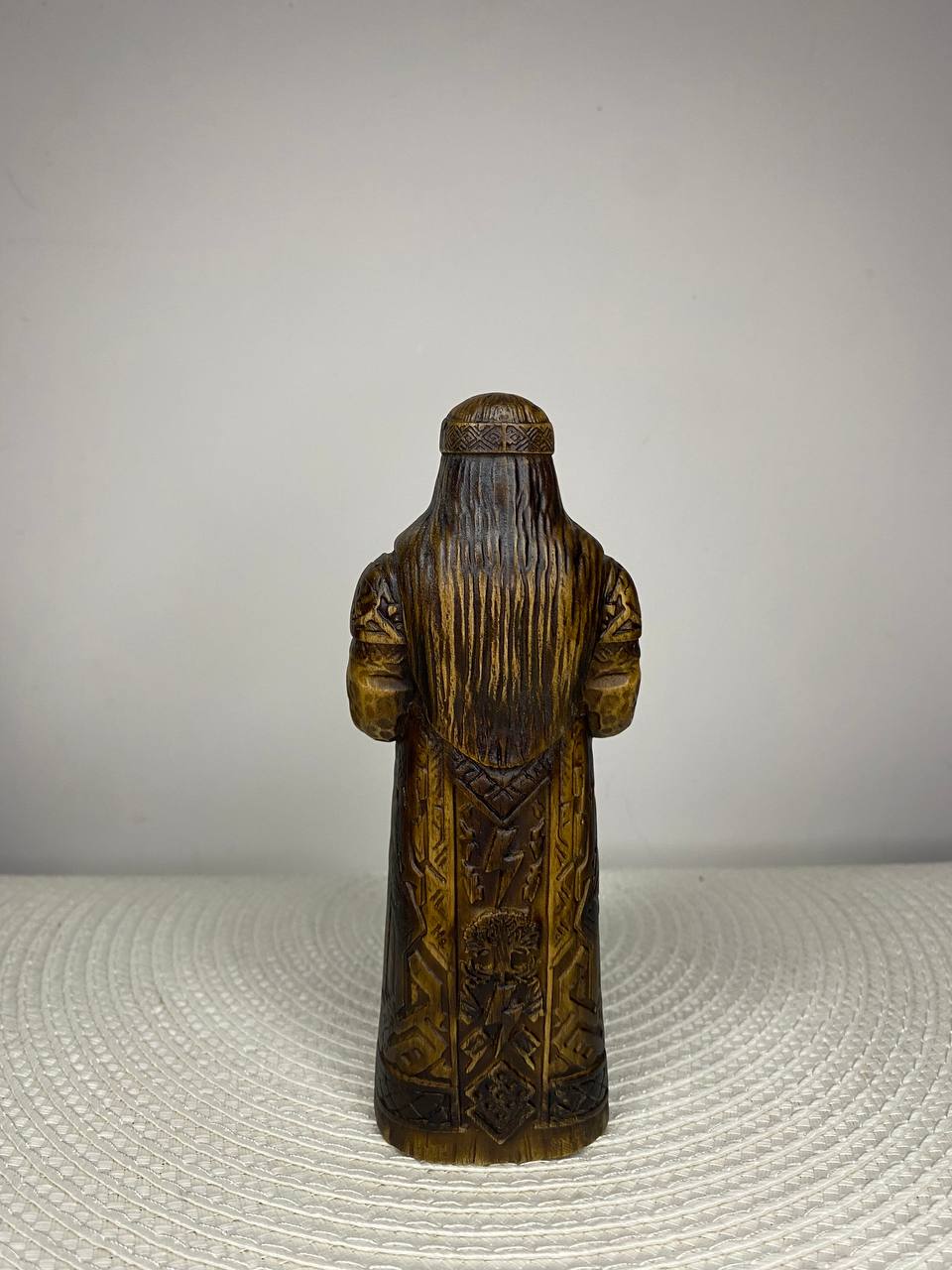 Perun Wooden Statue — Slavic God of Thunder, Lightning & Warriors
