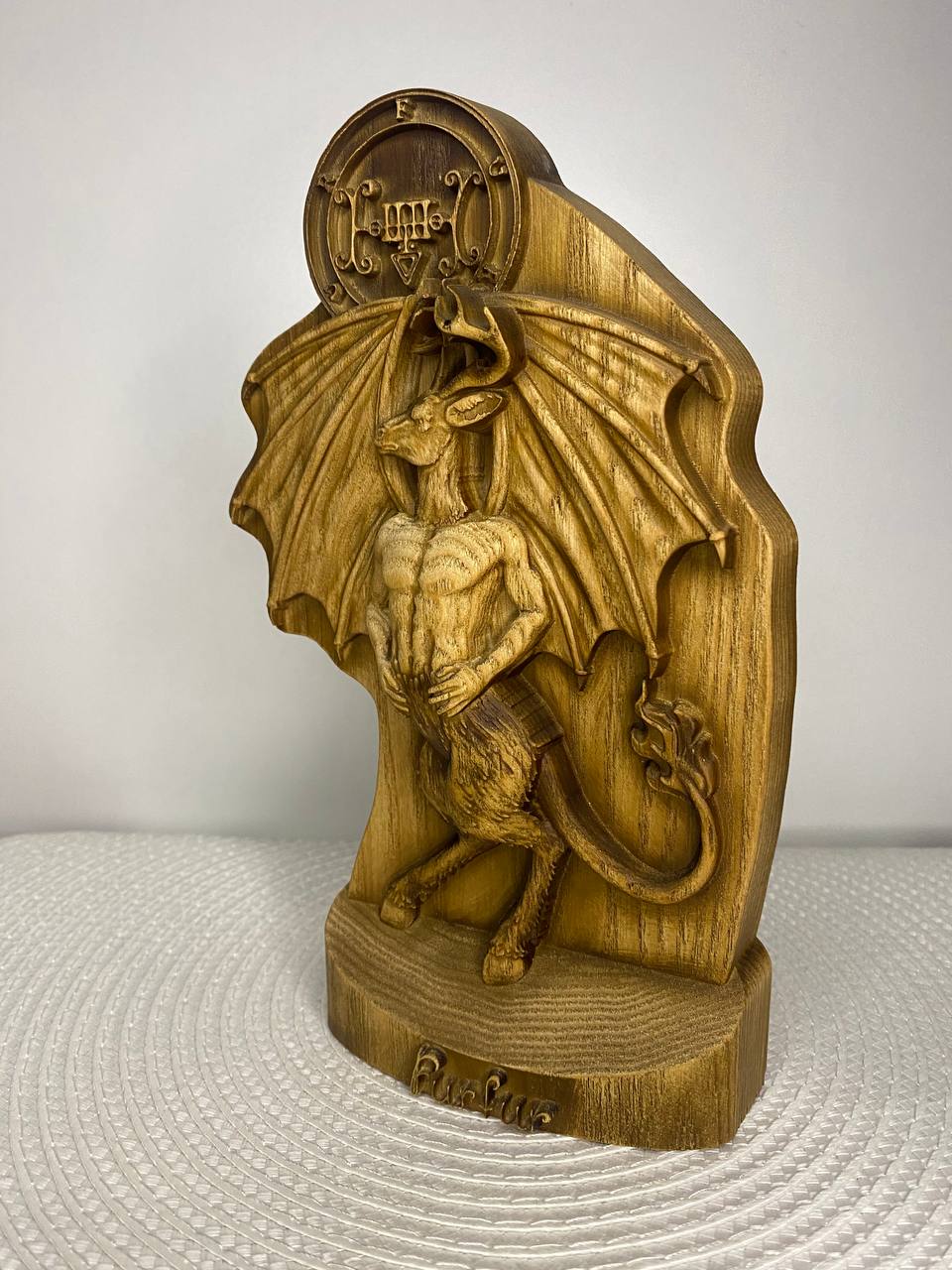 Furfur Wooden Demon Statue