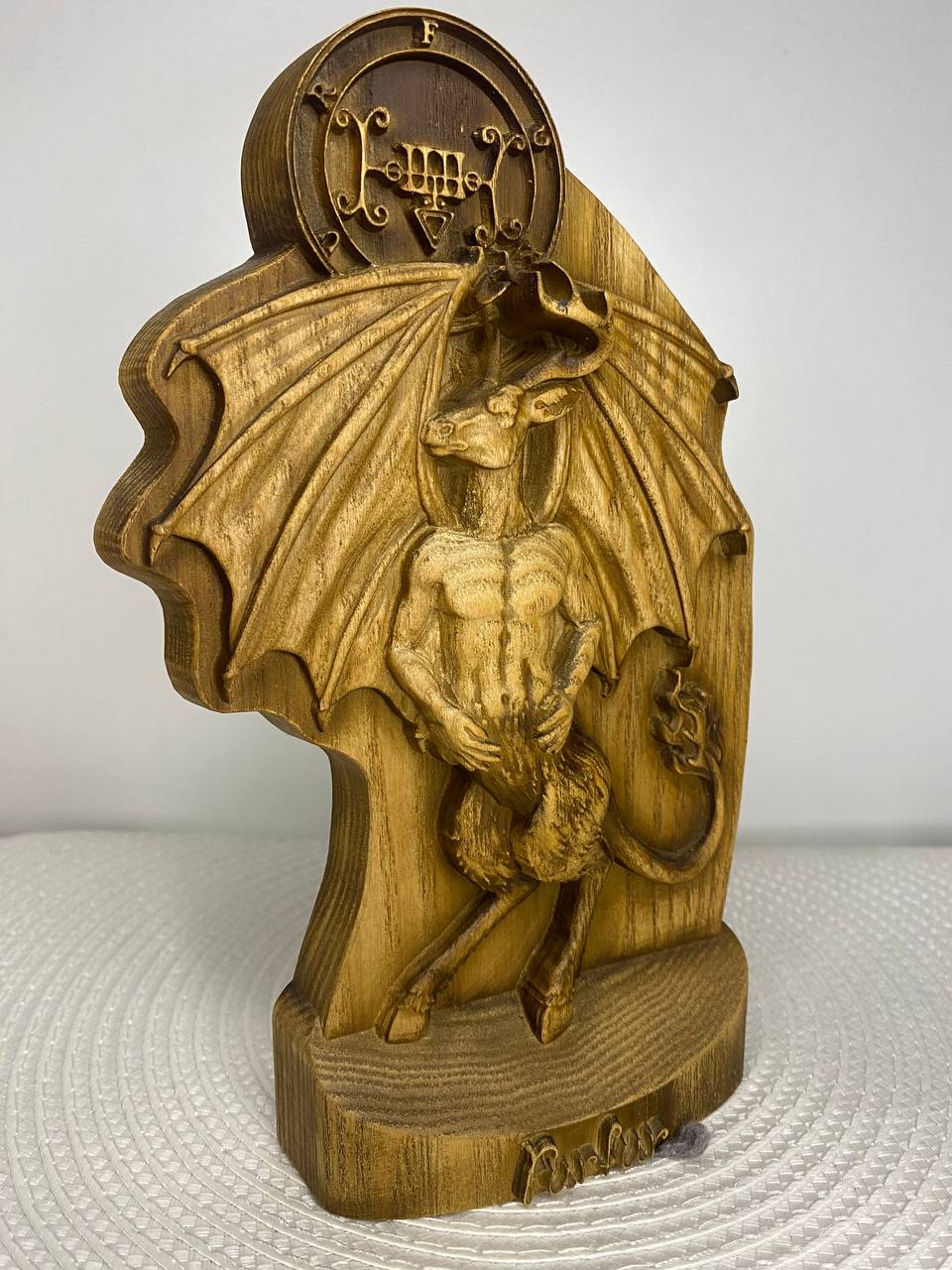Furfur Wooden Demon Statue