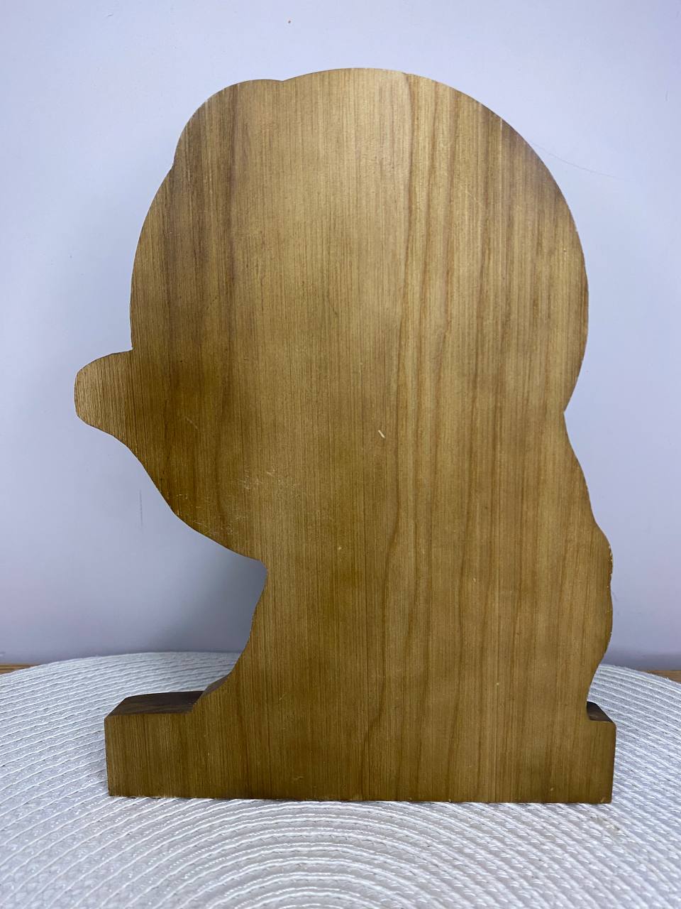 King Paimon Statue — Hand-Carved Ash Wood Goetia Demon King Occult Altar Sculpture