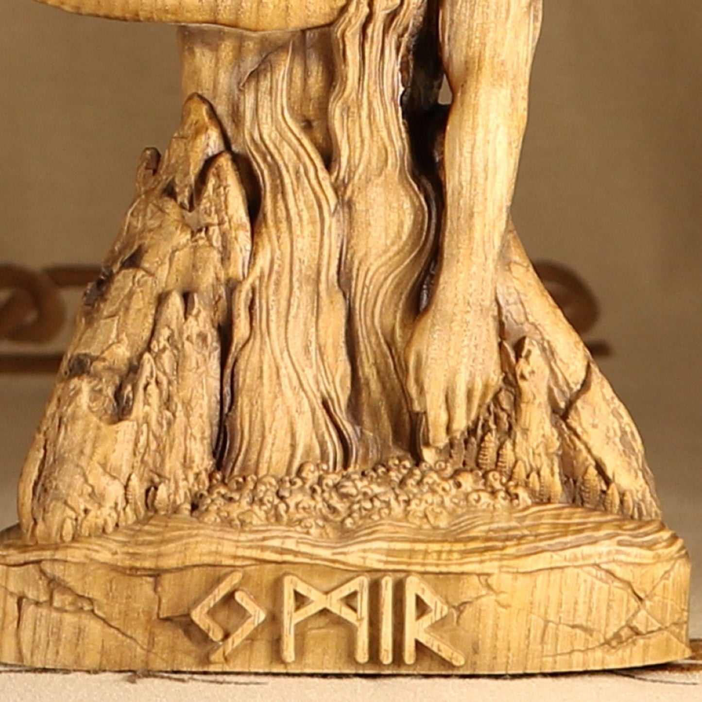 Norse Wood Carvings Ymir Statue