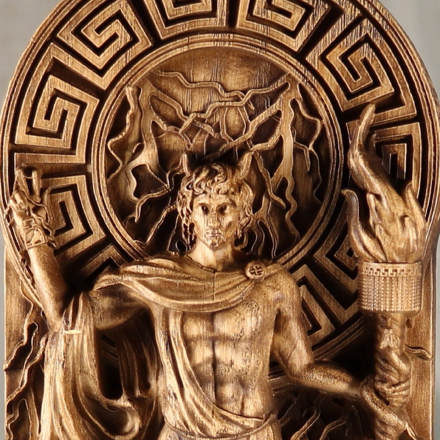 Wooden Zagreus Statue - Greek Mythology Statue