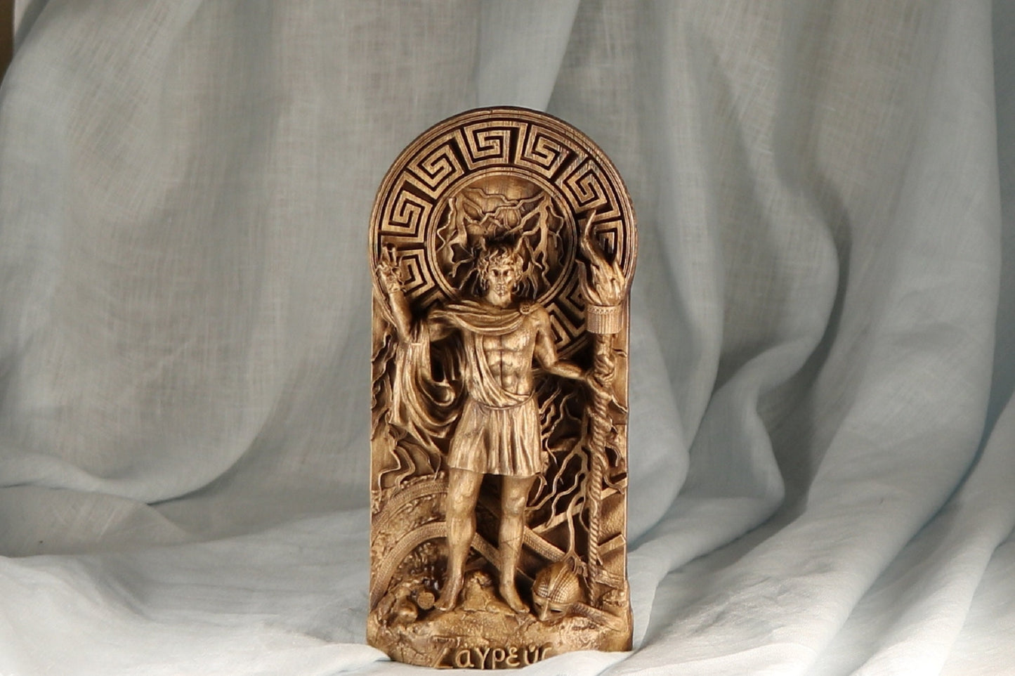 Wooden Zagreus Statue - Greek Mythology Statue