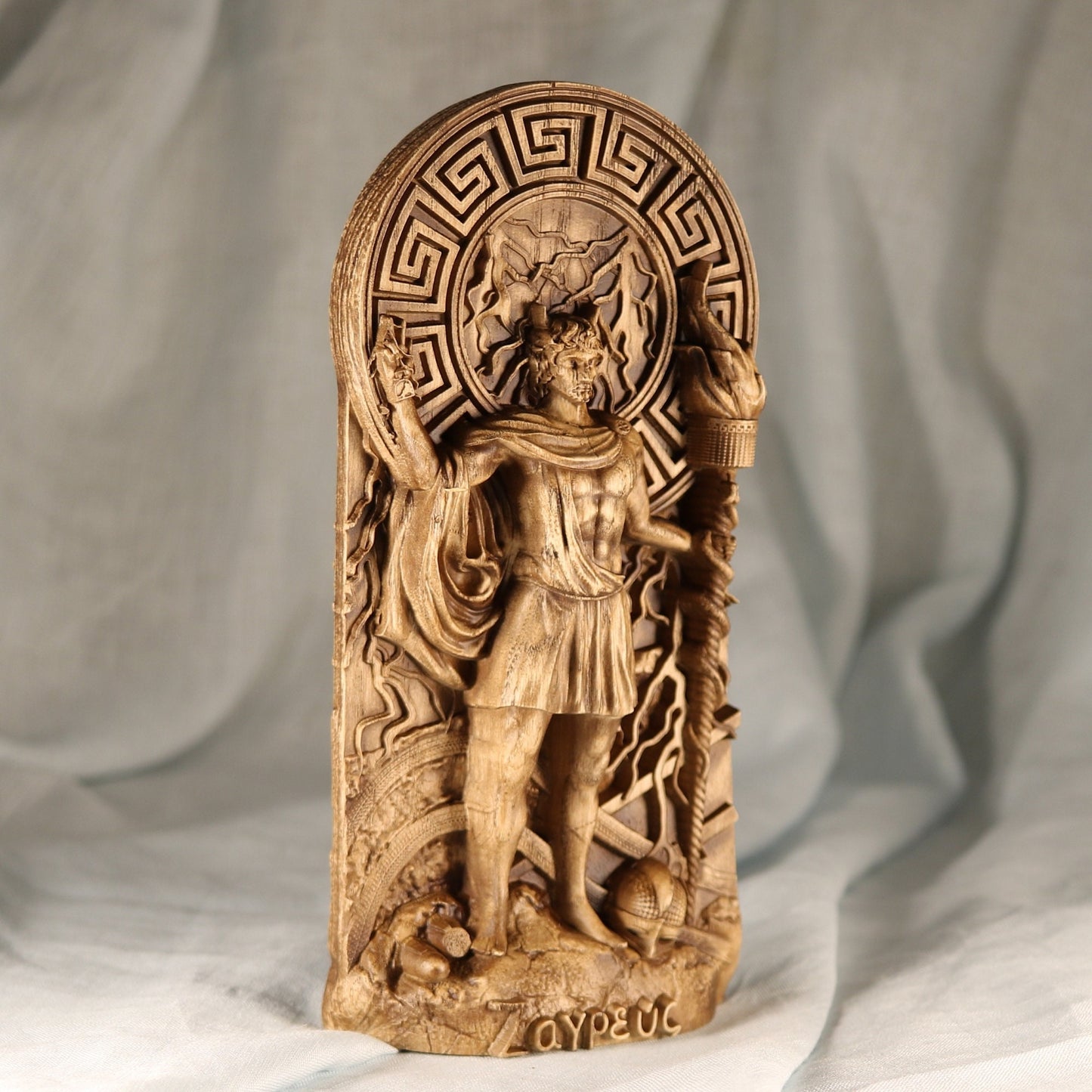 Wooden Zagreus Statue - Greek Mythology Statue