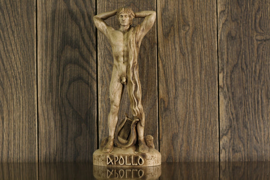Apollo,  Roman god, Greek Wooden statue