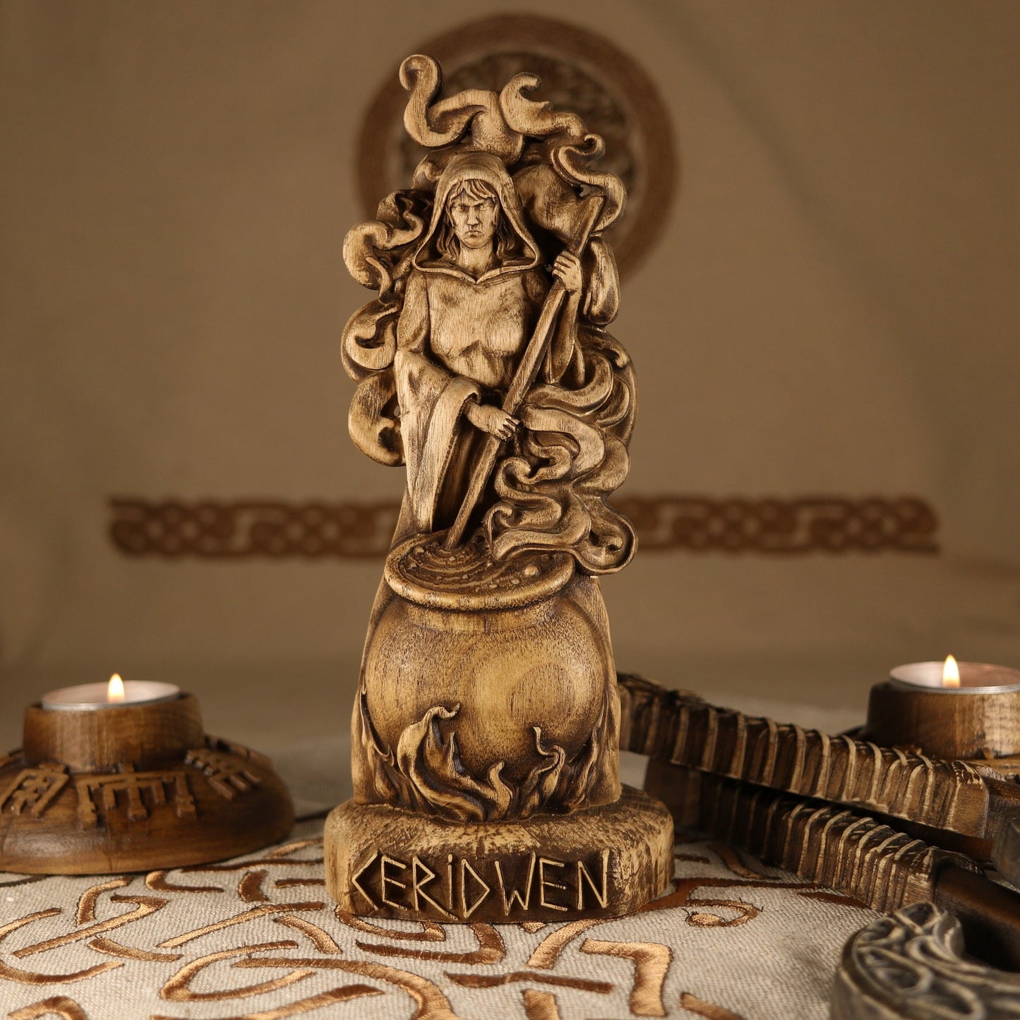 Cerridwen Goddess Statue - Celtic Goddess Statue