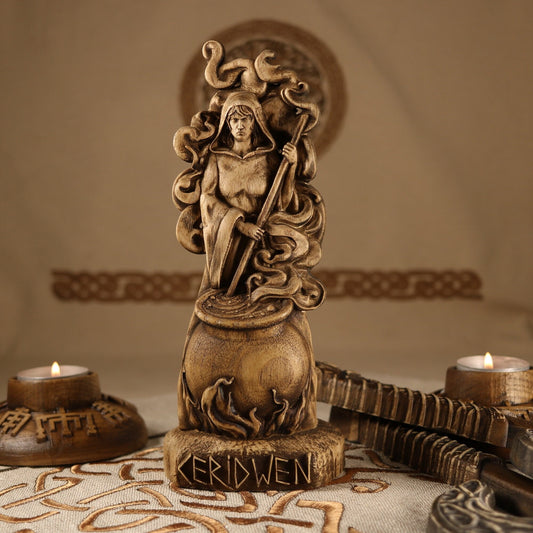 Cerridwen Goddess Statue - Celtic Goddess Statue